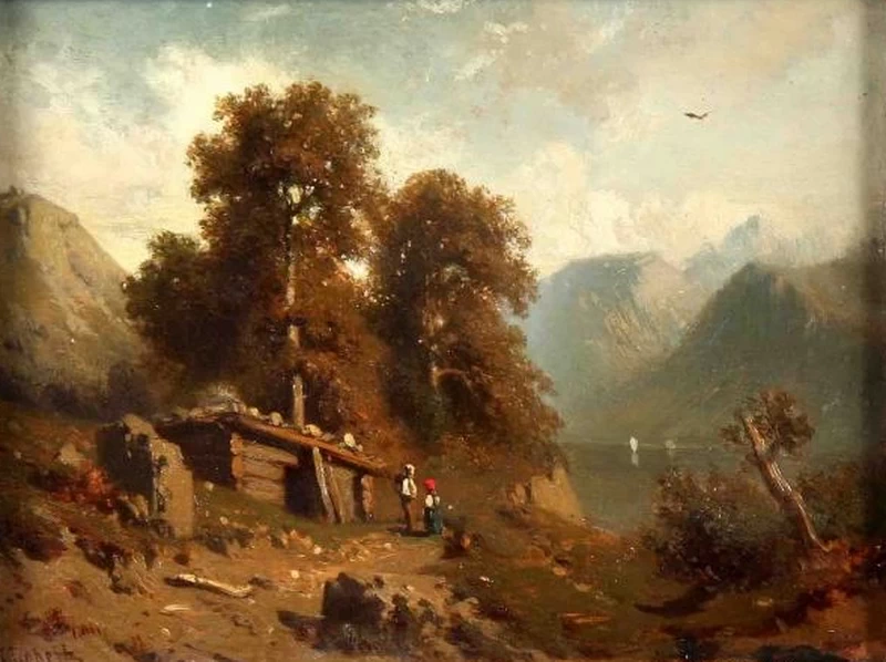 Paesaggio con figure